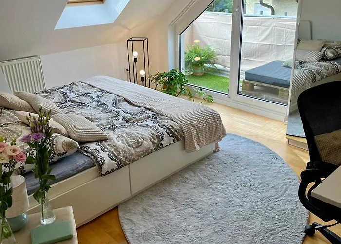 公寓 Moderne 3-zimmer-wohnung, 2 Balkonen & Tiefgarage