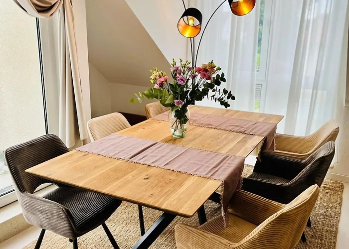 公寓 Moderne 3-zimmer-wohnung, 2 Balkonen & Tiefgarage